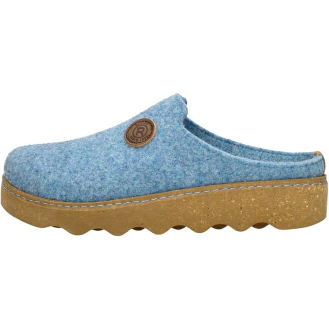 Rohde - 6120 - Dames pantoffels - Kleur: Blauw - Maat: 42