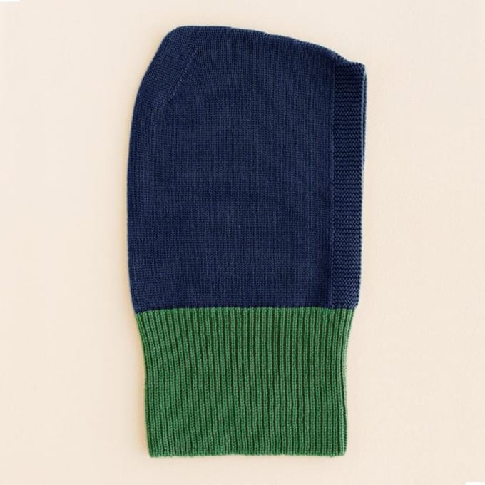 HVID balaclava Eddy blue-grass green 1-3 jr