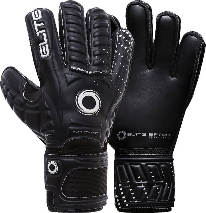 Elite Sport Warrior Keepershandschoenen Kinderen - Zwart | Maat: 5