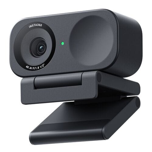 Insta360 Link 2C 4K AI-webcam voor PC/Mac: 1/2" Sensor, Automatische Kadrering, HDR, Gebarenbediening voor Streamen en Videobellen