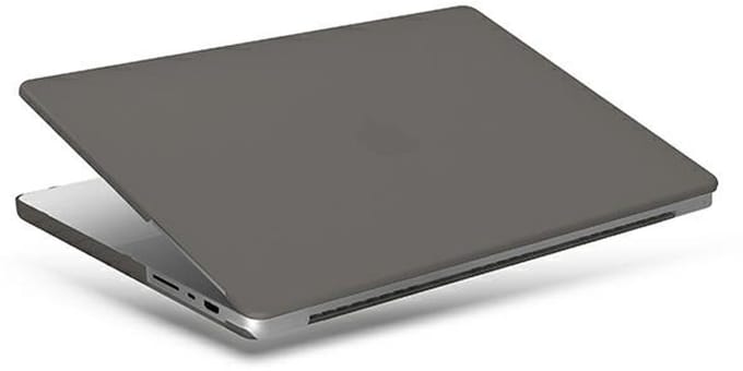 UNIQ Claro Serie - Laptophoes - Przezroczysty - Grijs - MacBook Pro 14" 2021/2023