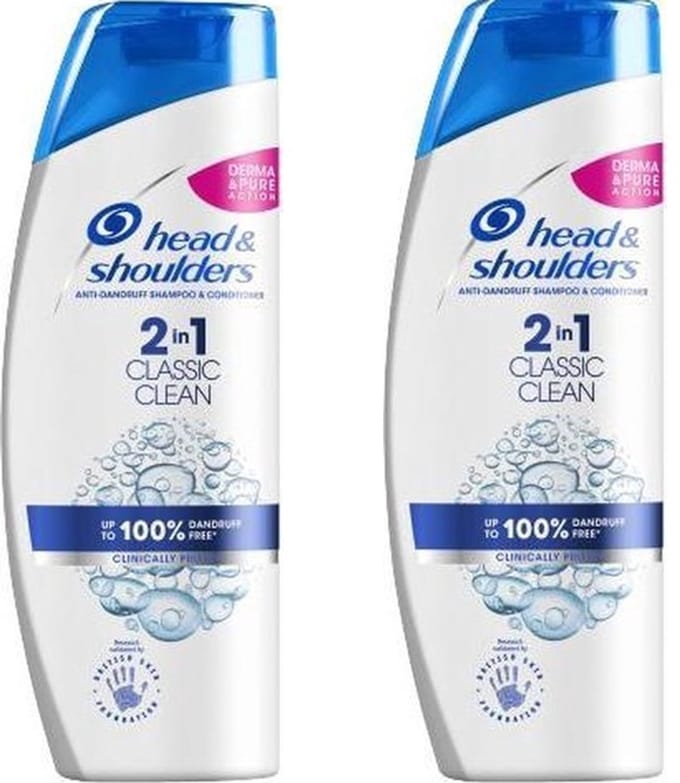 Head & Shoulders Shampoo - 2in1 Classic Clean - 2 x 450 ml