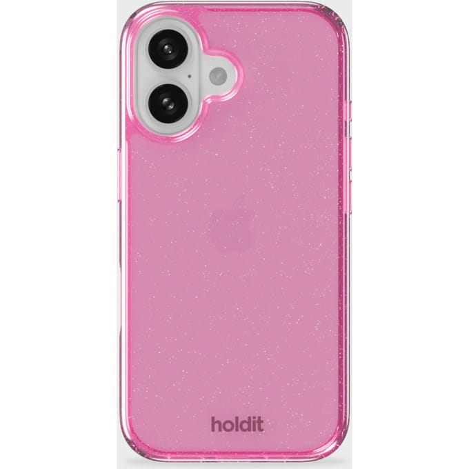 Phone Case Glitter Pink iPhone 16