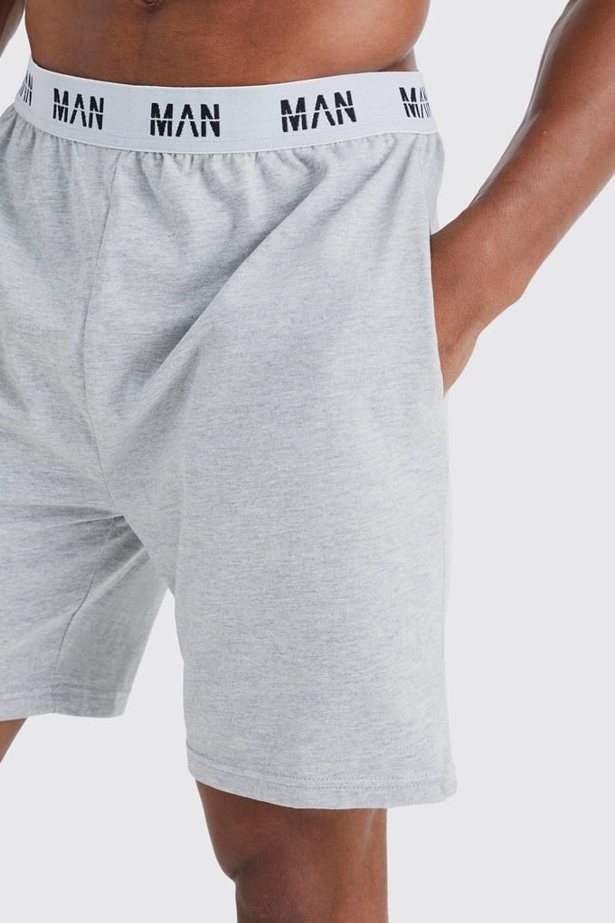 Heren loungewearshorts | Grey | Size Medium