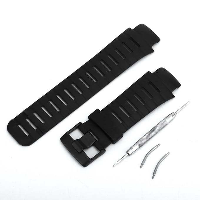 Buiten Rubber Horlogeband Horlogeband Vervangend Accessoire voor SUUNTO X LANDER gray