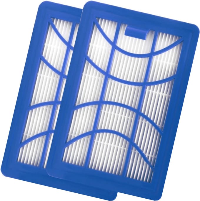 2x HEPA Filter geschikt voor Philips PowerPro Expert FC6042/01 - Uitblaasfilter