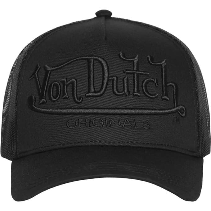 Von Dutch Baseball Pet Zwart