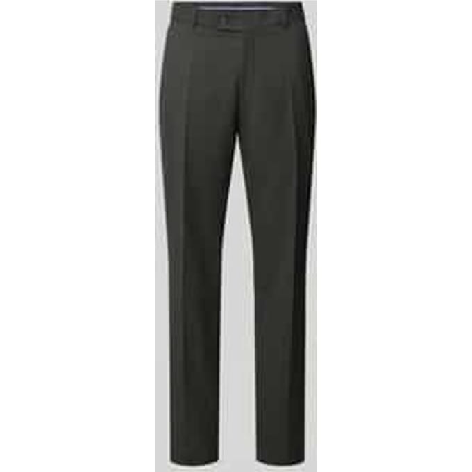 Pantalon van scheerwol met persplooien