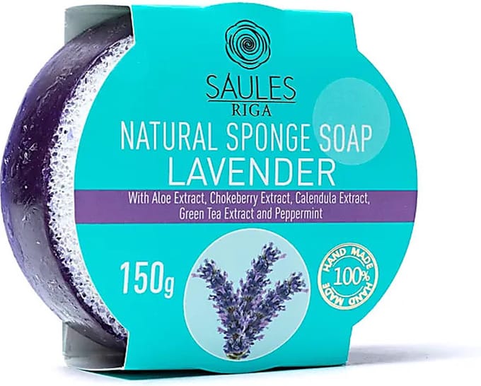 Natuurlijke scrubspons Lavendel