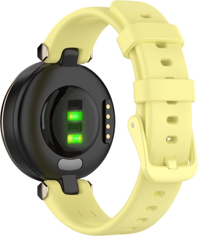 By Qubix - Siliconen bandje - Geel - Geschikt voor Garmin Lily