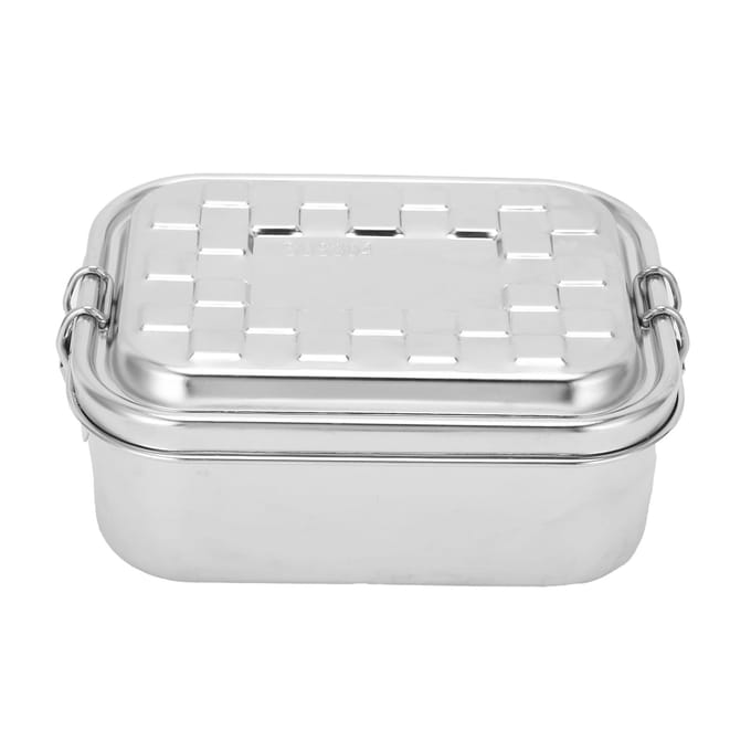 Draagbare RVS Lunchbox Enkellaags Picknick BBQ Geïsoleerde Voedselcontainer voor Kantine white