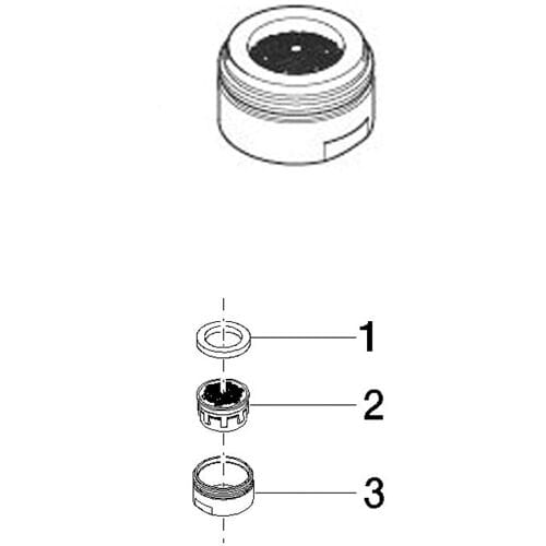 Dornbracht replacement aerator 90230111803-00