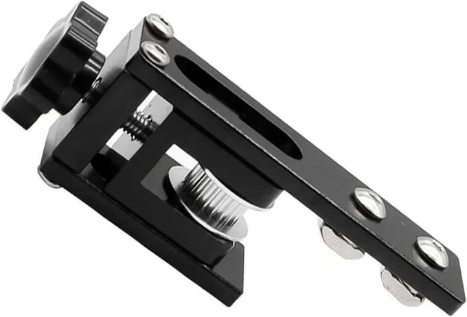 Riemspanner X-as - Profiel Spanner - 3D Printer Onderdeel - Duurzaam Aluminium - 2020 Profiel - Zwart