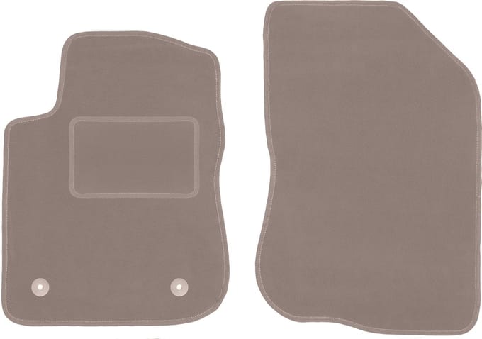 Beige voormatten voor: Peugeot 208 I hatchback (2012-2019)