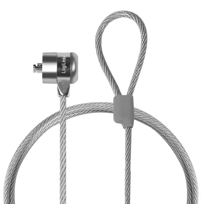 LogiLink NBS003 Notebook Security Lock – Kabelslot met Sleutel voor Laptop en PC