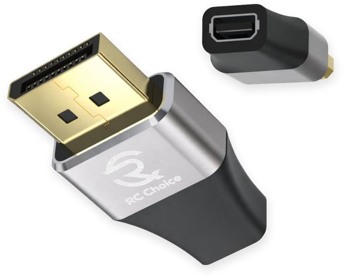 DisplayPort naar Mini DisplayPort Adapter - 4K 60Hz - Aluminium