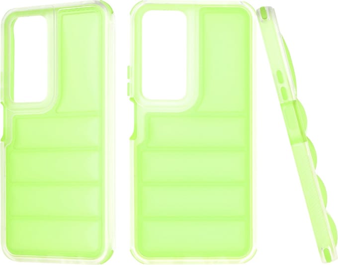 Hoesje geschikt voor HONOR 90 Smart/X7b - Techsuit Wave Shield Shockproof Hard Case Back Cover - Groen
