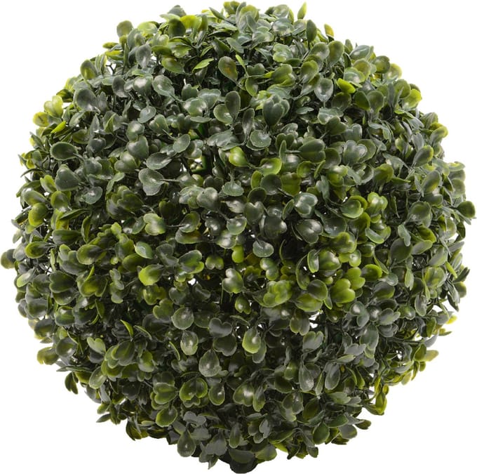 Everlands buxus kunstplant - D22 cm - groen - kunststof - rond