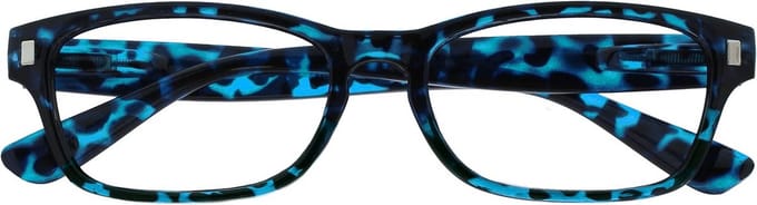 Leesbril Blauwe Schalen Unisex Sterkte +1.00 Robuust