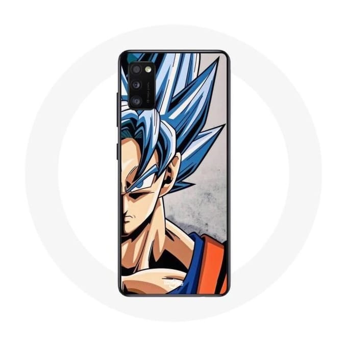 Coque pour Samsung Galaxy S20 Anime Dragon Ball Goku Cheveux bleu