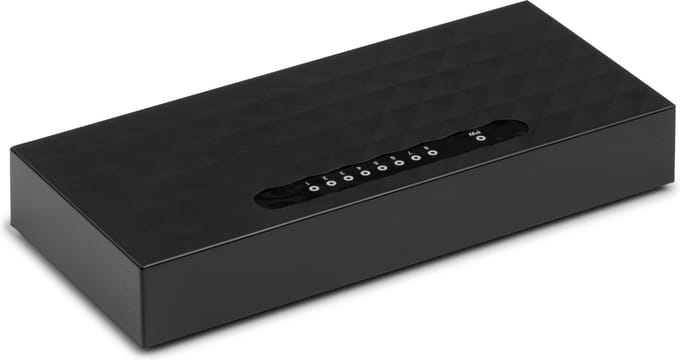 Netwerk switch - 8-poorts - 1000 Mb/s - Zwart - Allteq