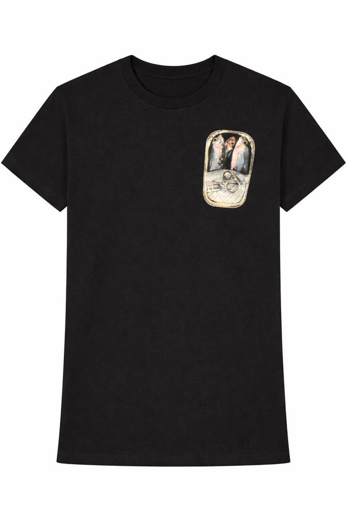 Starry indigo - Heren / Mannen korte mouw T-shirt | Zwart