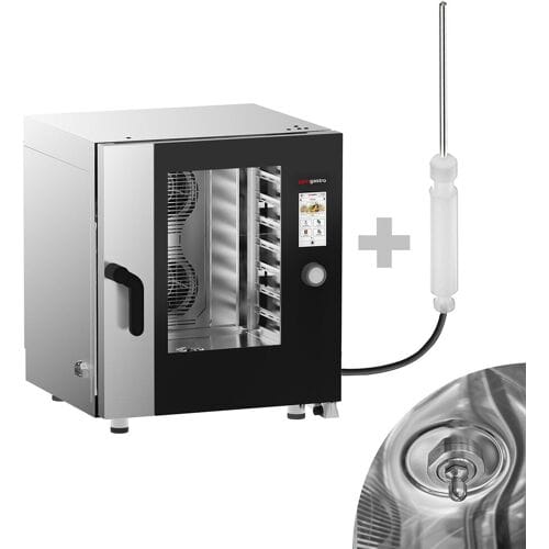 GGM Gastro Kombidämpfer - Touch - 7x GN 1/1 - inkl. Waschsystem & Temperaturfühler