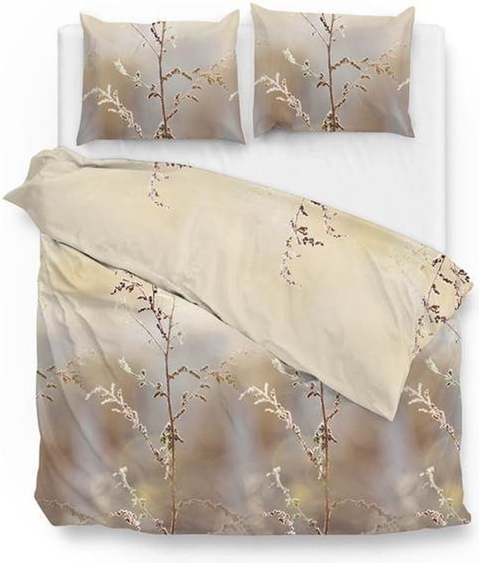 Zo!Home Amari Dekbedovertrek - Extra breed - 260x200/220 cm - Natural