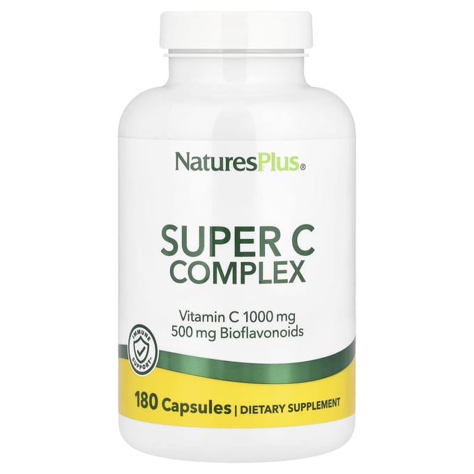 Complexe Super C, 180 capsules végétales