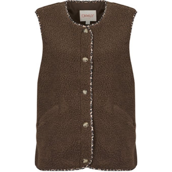 Only Baby Life Teddy Vest Dames - Maat M