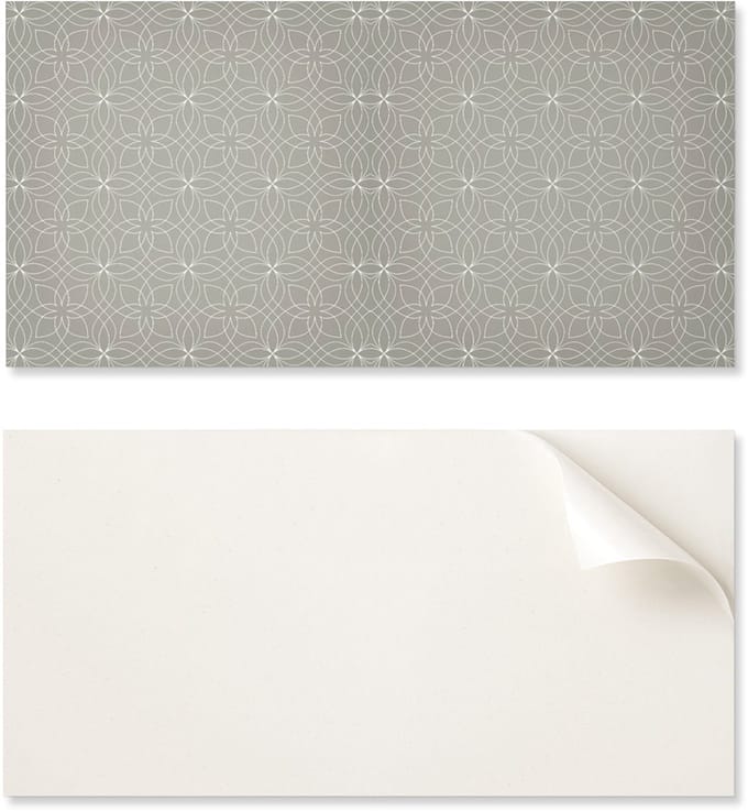 Zelfklevend PVC-eetkamerpaneel met afbeelding, 120x60 cm, geometrisch bloemenpatroon