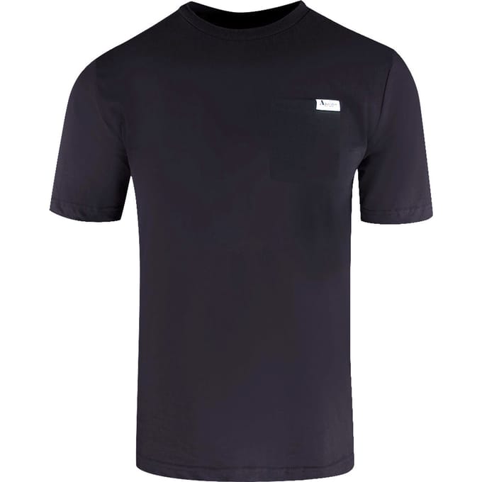 Aquascutum Active Small Pocket Zwart T-shirt