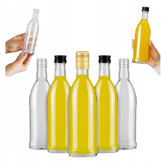 Bimberek - Glasfles Iskra - 250ml - Zware Glazen Constructie - Klassiek en Elegant