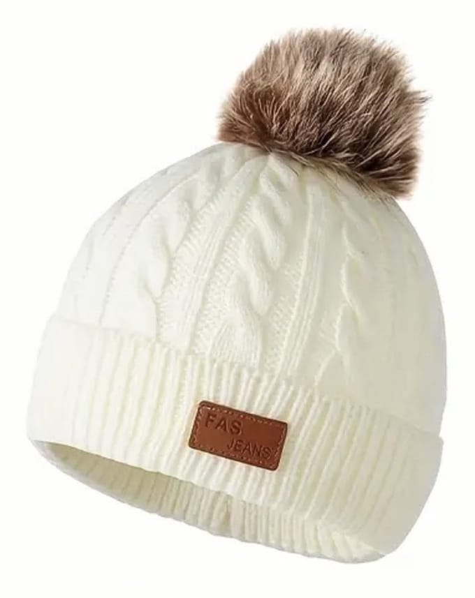 Dames wintermuts wit
