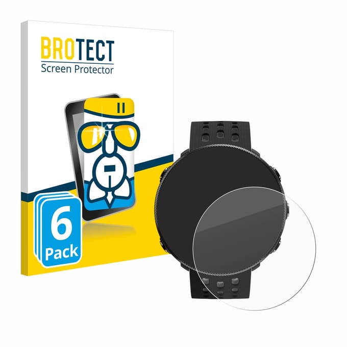 Screenprotector 6 Stuks voor Polar Vantage M2 Beschermglas transparant