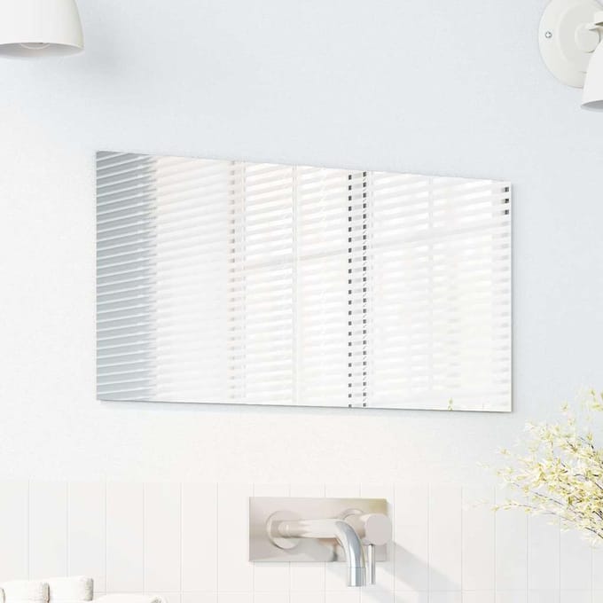 vidaXL - Wandspiegel - Rechthoekig - 30 - x - 60 - cm - gehard - glas