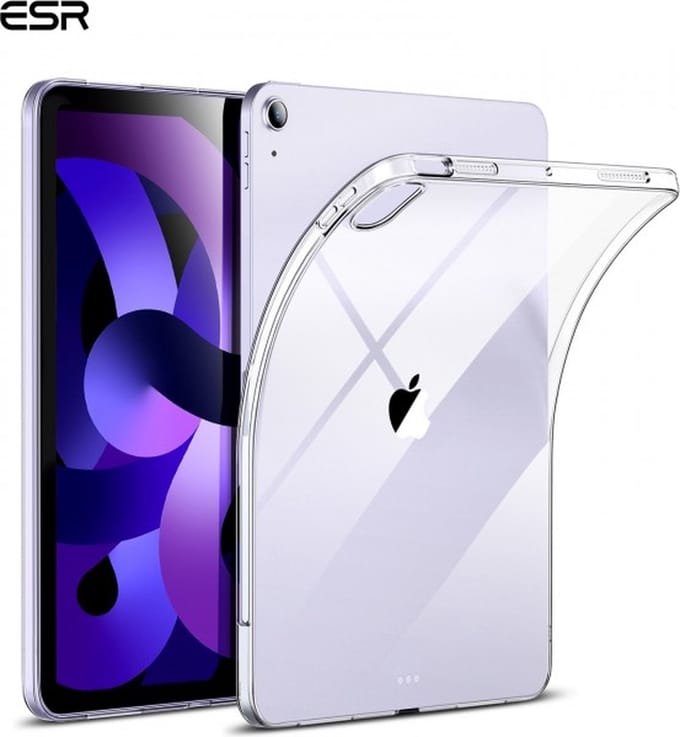 ESR Zero - Dunne Tablethoes geschikt voor Apple iPad Air 4/5 Hoes Flexibel TPU Backcover - Transparant