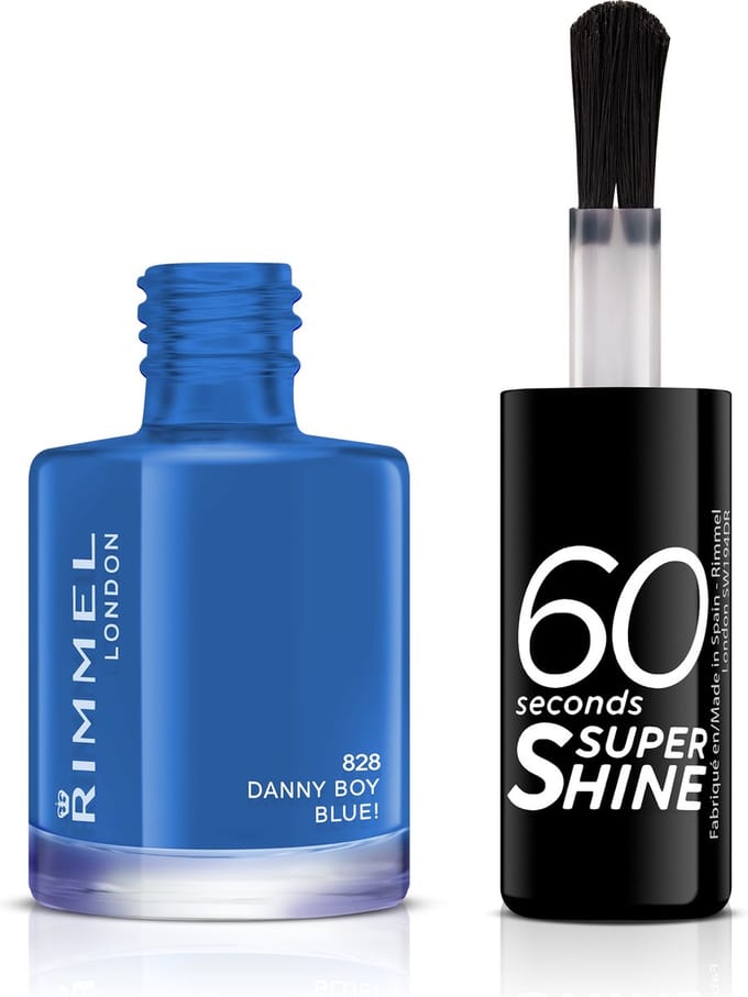 60 Seconds Super Shine Nagellak #828-danny Boy Blue 8 ml