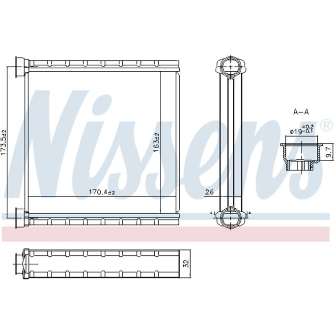 Waterverwarmer NISSENS 707278
