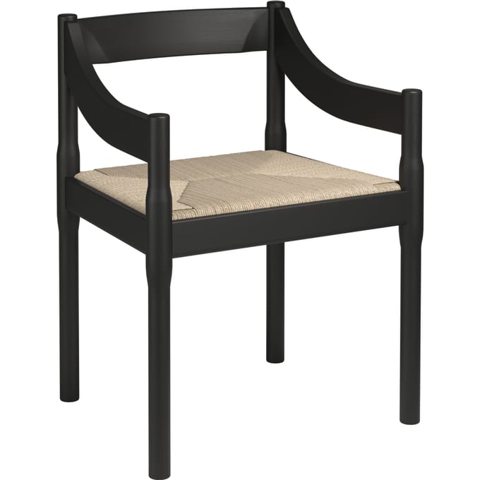 Fritz Hansen Carimate Stoel - essen zwart