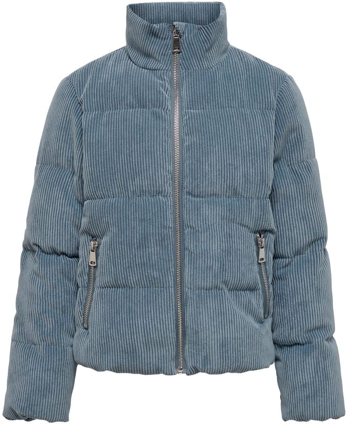 KOGEVIA CORD PUFFER JACKET OTW - Blue Mirage