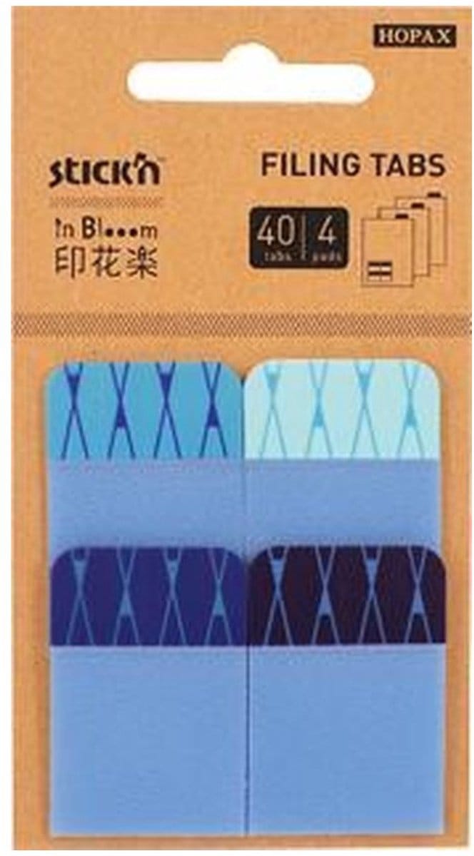 Stick'n Bladwijzer - Index Tabs - 38x25mm - 4x Paarse Tabs - 40 sticky tabs