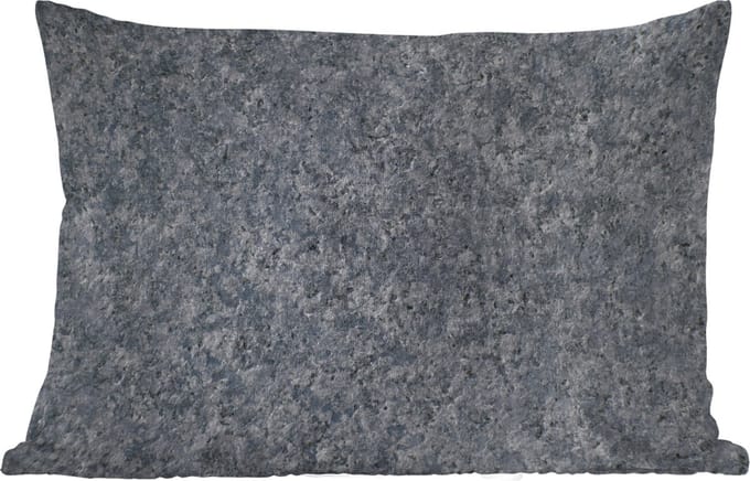 Buitenkussens - Tuin - Graniet - Steen - Patroon - Design - Grijs - 50x30 cm