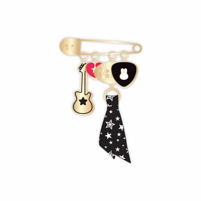Yuqi Pin Broche   17 Gigi Eerste Single Album Pop-up Md beige