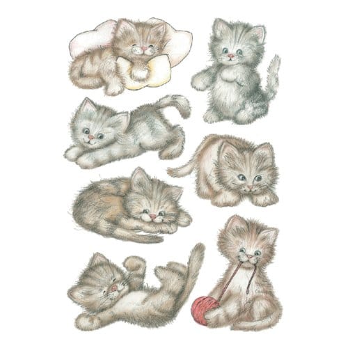 Huismerk Herma 3477 Etiket met afbeelding Poes