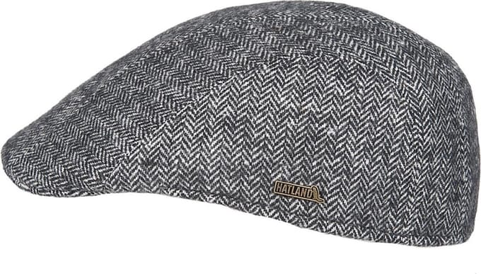 Hatland Savas Grey/Black Peaky Blinders Pet   (Maat: L) - Grijs,Zwart