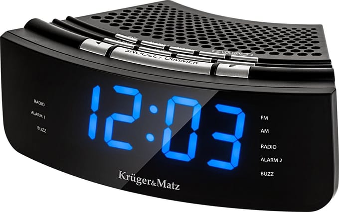 Krüger&Matz KM0813 - Compacte en stijlvolle wekker radio