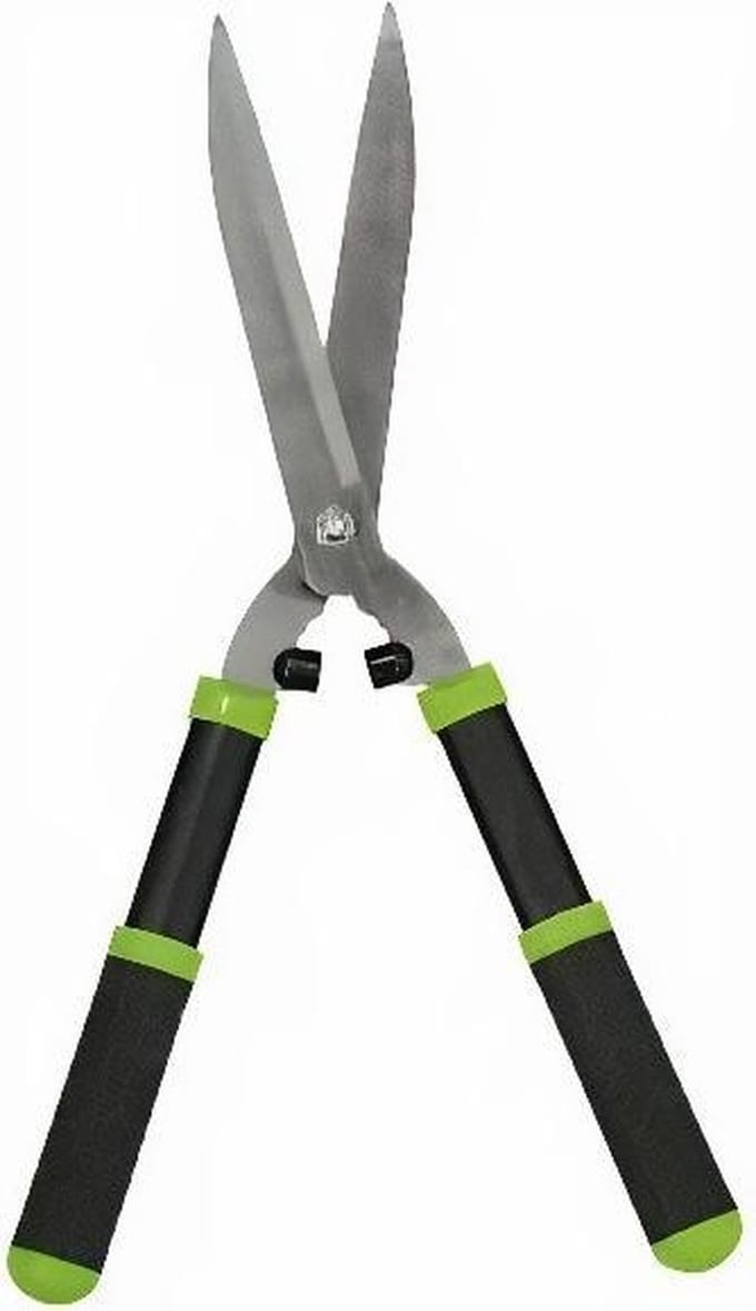 heggenschaar 25 cm staal/rubber zwart/groen