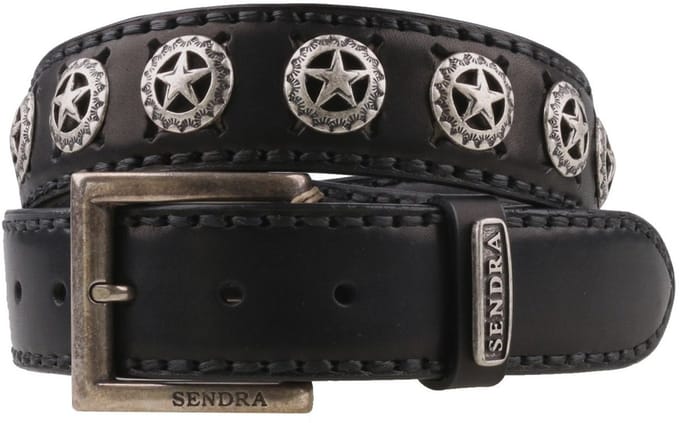 Sendra leren riem 8519 zwart