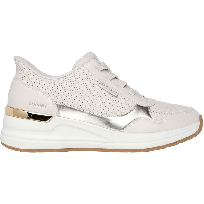 Skechers BILLION 2 - TOP-TIER Dames Sneakers - Naturel